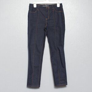 Chico’s the platinum ankle dark wash jeans